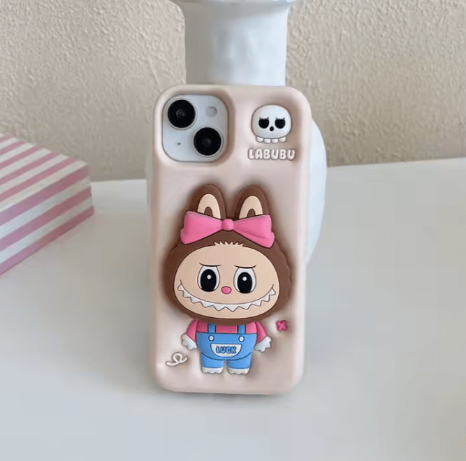 Labubu - 3D Cartoon Silicone iPhone Pro Max Case