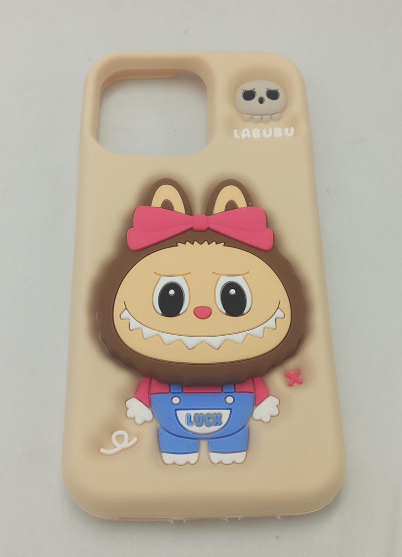 Labubu - 3D Cartoon Silicone iPhone Pro Max Case